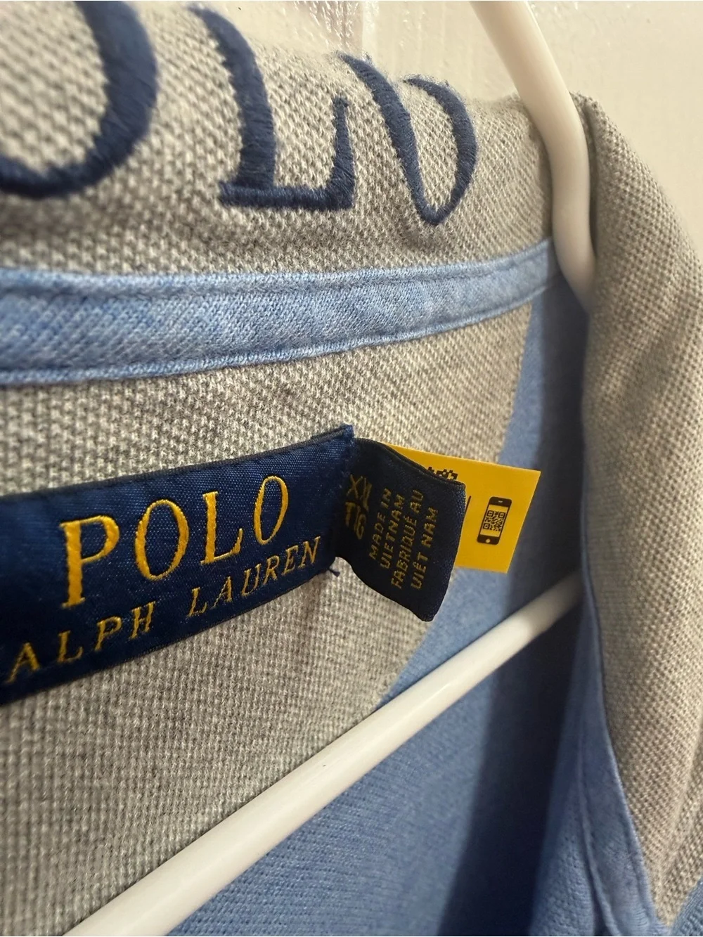 Polo Ralph Lauren Light Blue 1/4 Zip Pullover, Size XXL